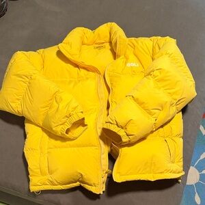 Yellow Puffer Jacket by Golf